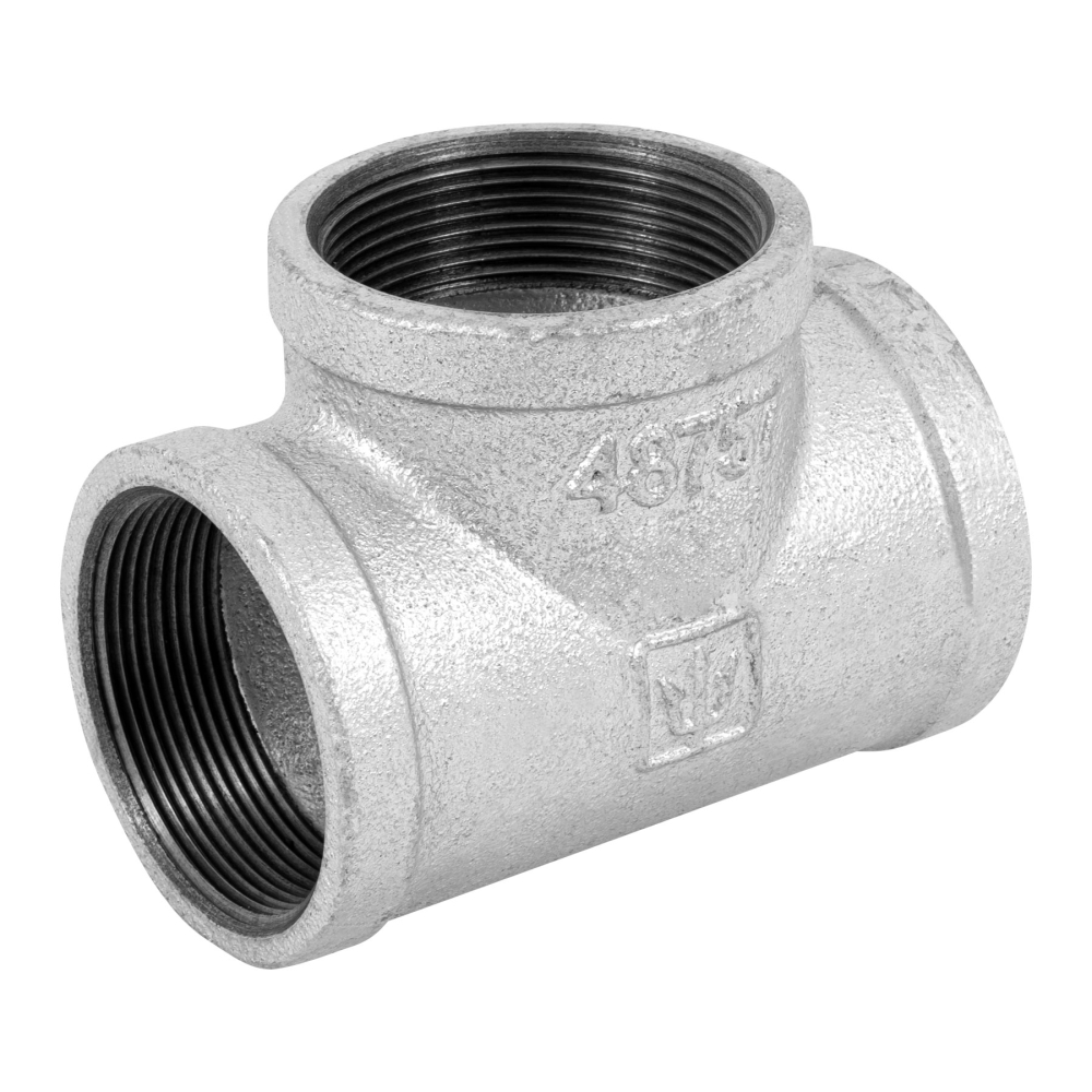 Tee sencilla 2' acero galvanizado, FOSET CG-706