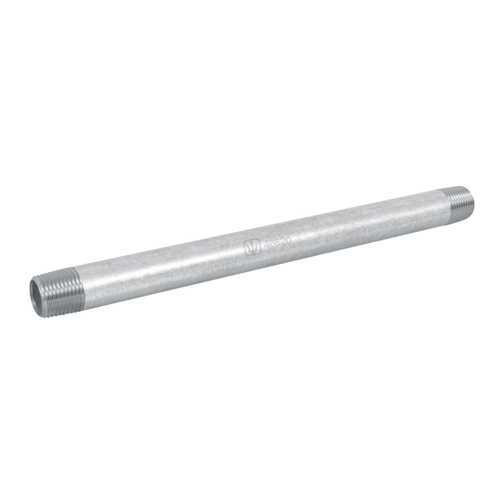 Niple de acero galvanizado 1/2 x 10', FOSET CG-421