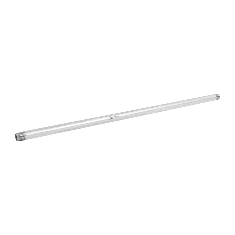 Niple de acero galvanizado 1/2 x 27', FOSET CG-423