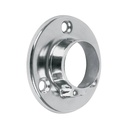Brida para tubo redondo de clóset, cromo brillante, HERMEX BTR-3