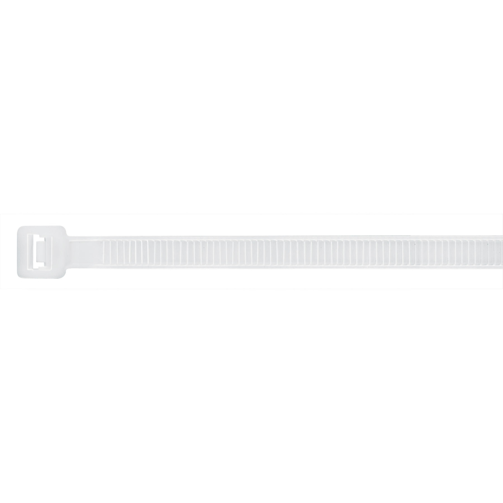 Bolsa con 10 cinchos plásticos 175 lb, 1200 x 9 mm, natural CIN-175120