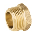 Reducción bushing de latón, 3/4' x 1/2', FOSET CLG-231