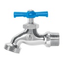 Llave p/manguera, de latón cromado, 130g, 1/2',granel, FOSET LLJ-130C