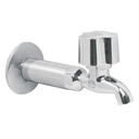 Llave 1/2' para fregadero con niple y chapetón, cromo, BASIC LL-F