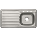 Tarja de empotrar 100 x 51 cm tina derecha, FOSET TA-1051D