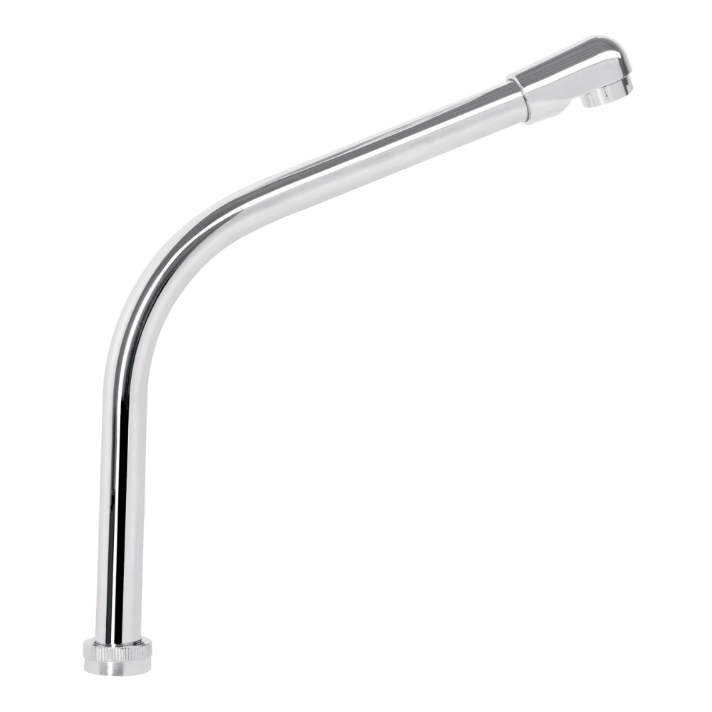 Cuello tipo cobra para mezcladora de fregadero, cromo, BASIC CR-319