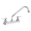 Mezcladora 8' fregadero cromo, cuello largo, cono, BASIC F-318I