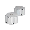 Juego de manerales hex metálicos p/lav-fregadero,cromo BASIC MM-100