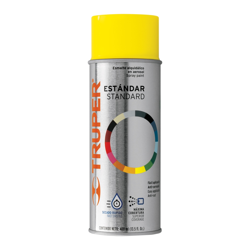 Pintura en aerosol, amarillo canario, bote tradicional,400ml PA-AC-2