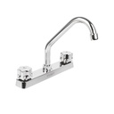 Mezcladora 8' fregadero, ABS, cuello corto, hexagonal, BASIC FP-317