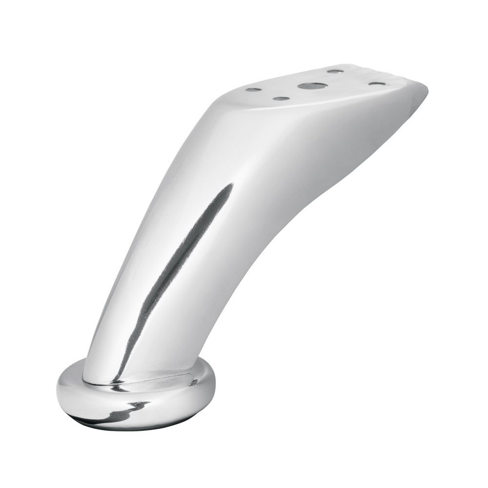 Pata para sofá y mueble, cromo, 90 mm altura, HERMEX PAMU-9