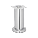 Pata para sofá y mueble, cromo, 120 mm altura, HERMEX PAMU-12