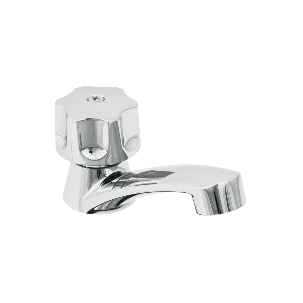 Llave individual lavabo, ABS, hexagonal, BASIC MP-142