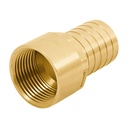 Adaptador hembra de latón 1' para poliducto, FOSET ADPO-1H