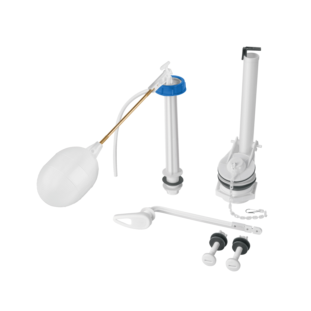 Juego accesorios para WC, 2' con flotador tradicional, BASIC VW-356