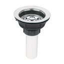 Contracanasta 3-1/2' inox, tubo plástico, FOSET CO-814