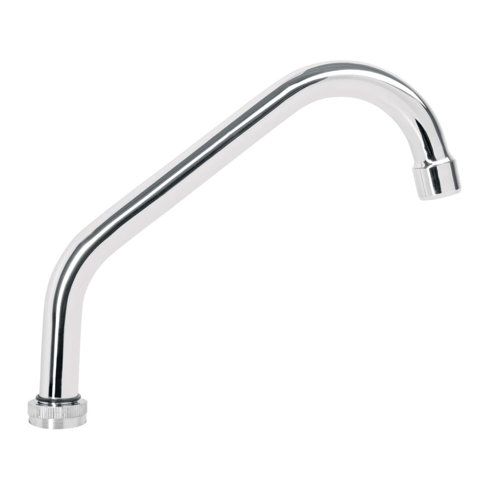 Cuello corto para mezcladora de fregadero, cromo, BASIC CR-317