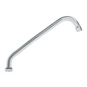 Cuello largo para mezcladora de fregadero, cromo, BASIC CR-318