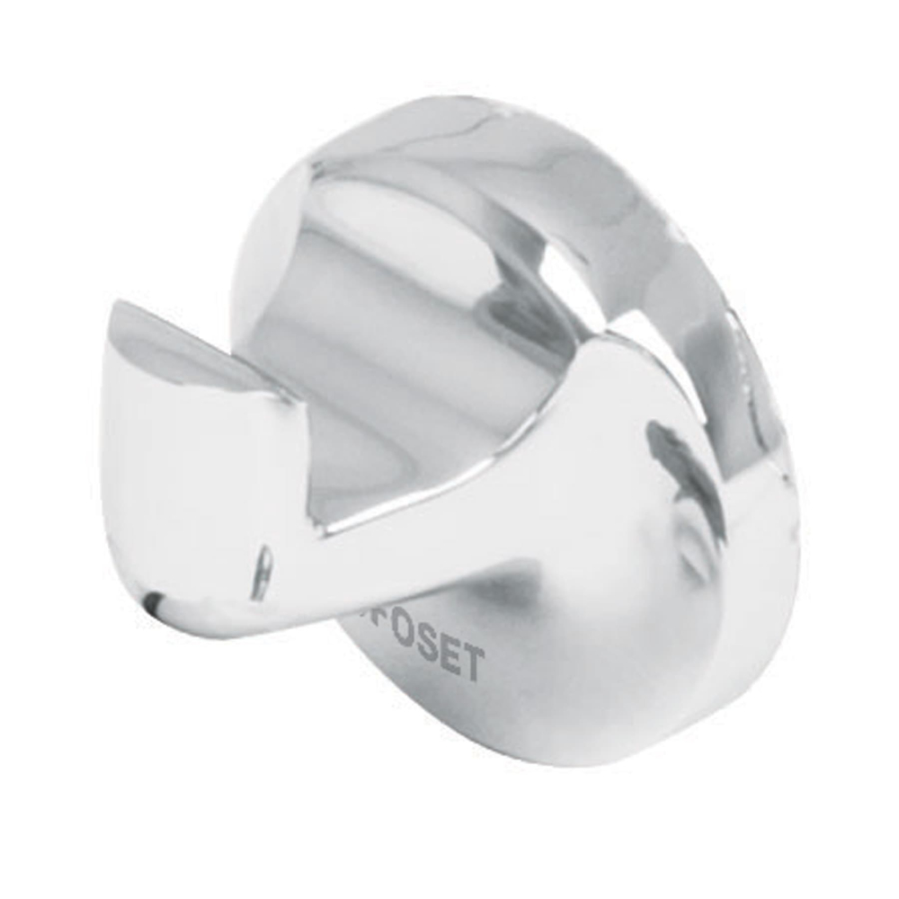 Gancho sencillo metálico para toalla, FOSET AQUA AQA-73