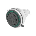 Regadera redonda 3-1/4', 5 funciones, sin brazo, FOSET AQUA R-508S