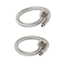 Juego de 2 mangueras para mezcladoras tipo monomando, BASIC MMO-6