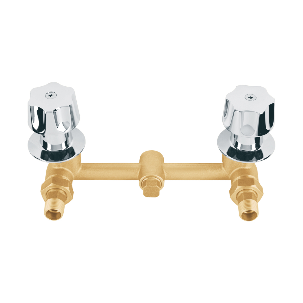 Mezcladora empotrar, compresión, c/manerales, FOSET MEA-360-B