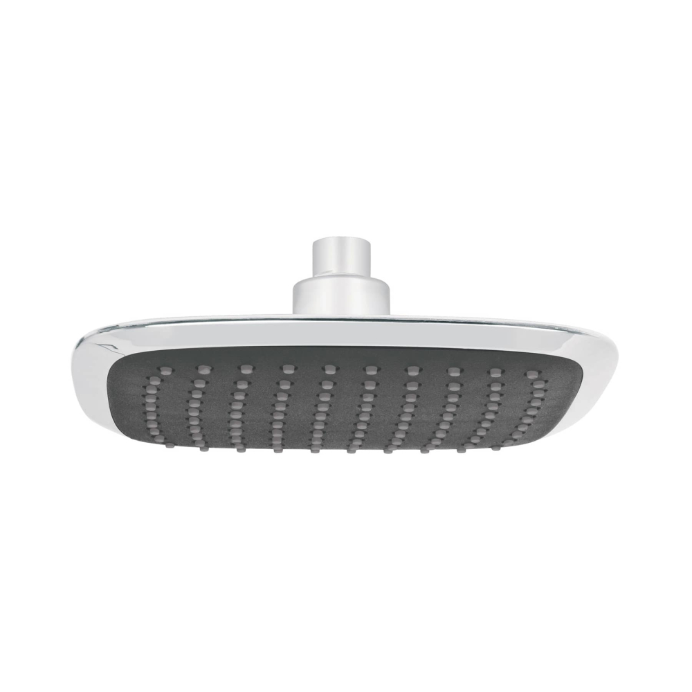 Regadera cuadrada 8', ABS, sin brazo, cromo, AERO R-511S