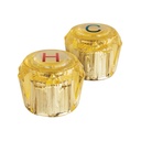 Juego 2 manerales acrílico ámbar p/lavabo y fregadero, BASIC MM-200A