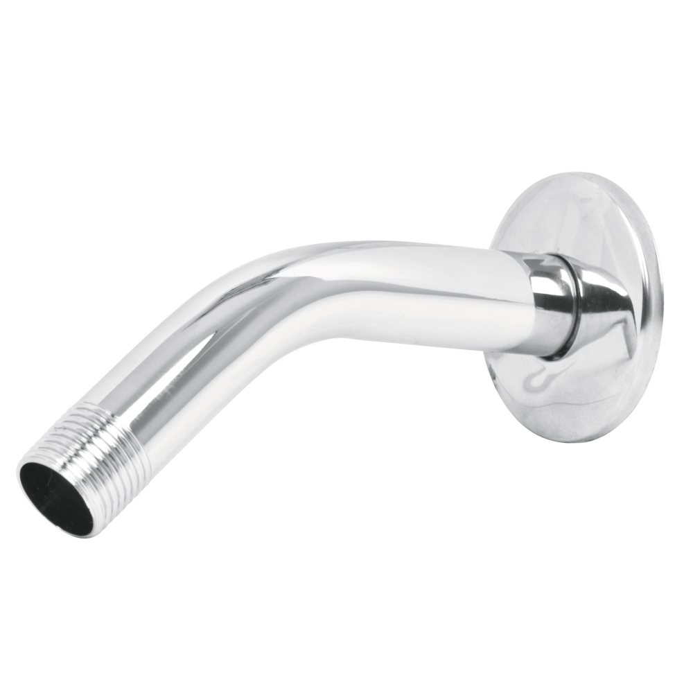 Brazo y chapetón para regadera, latón, cromo, ELEMENT BCH-200