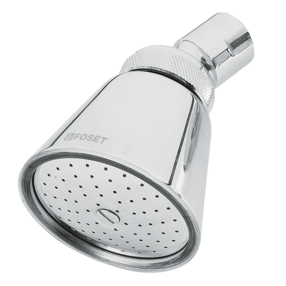 Regadera redonda 2-3/4', latón, sin brazo, cromo, AERO R-200S