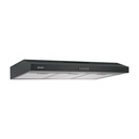 Campana extractora 80 cm, empotrable, negra, FOSET CAME-80M