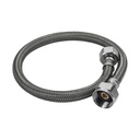 Manguera p/WC, vinilo gris, 1/2' x 7/8', 50 cm FWC-50V