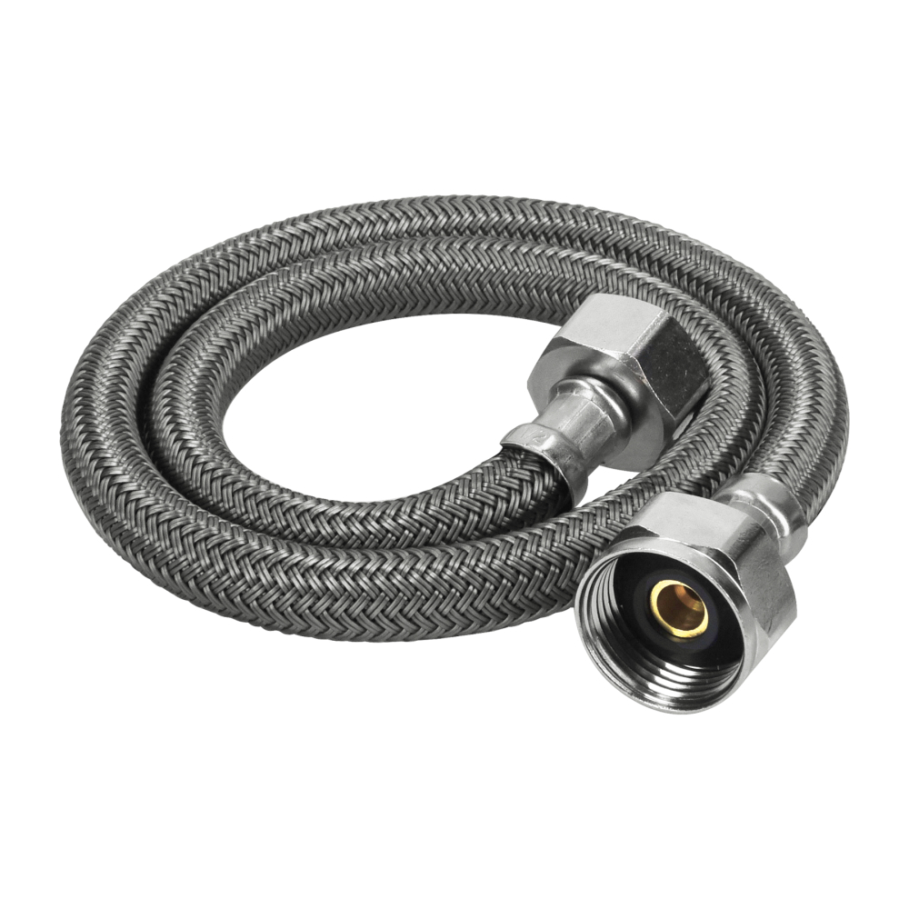 Manguera p/WC, vinilo gris, 1/2' x 7/8', 60 cm FWC-60V