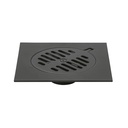 Resumidero cuadrado 6'x6', metálico, negro, FOSET BASIC RS-603M