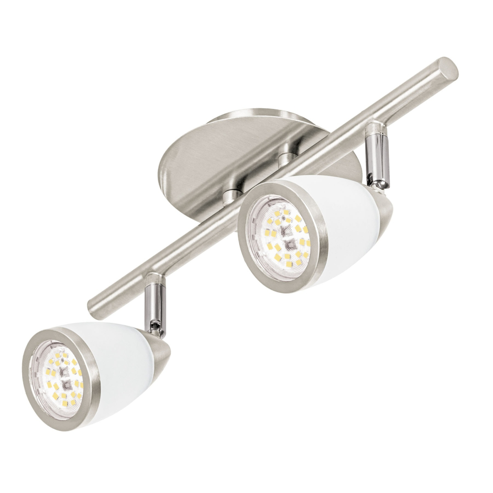 Luminario de sobreponer 2 spots base GU10, Verona, VOLTECK SOB-312S