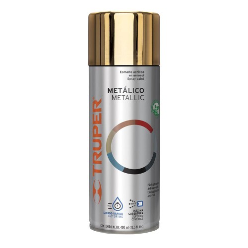Pintura en aerosol, oro metálico, bote tradicional, 400 ml PAM-OR-2