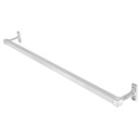 Toallero de barra largo, metálico, cromo, BASIC A-905