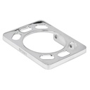 Portavaso cepillero, metálico, cromo, BASIC A-907