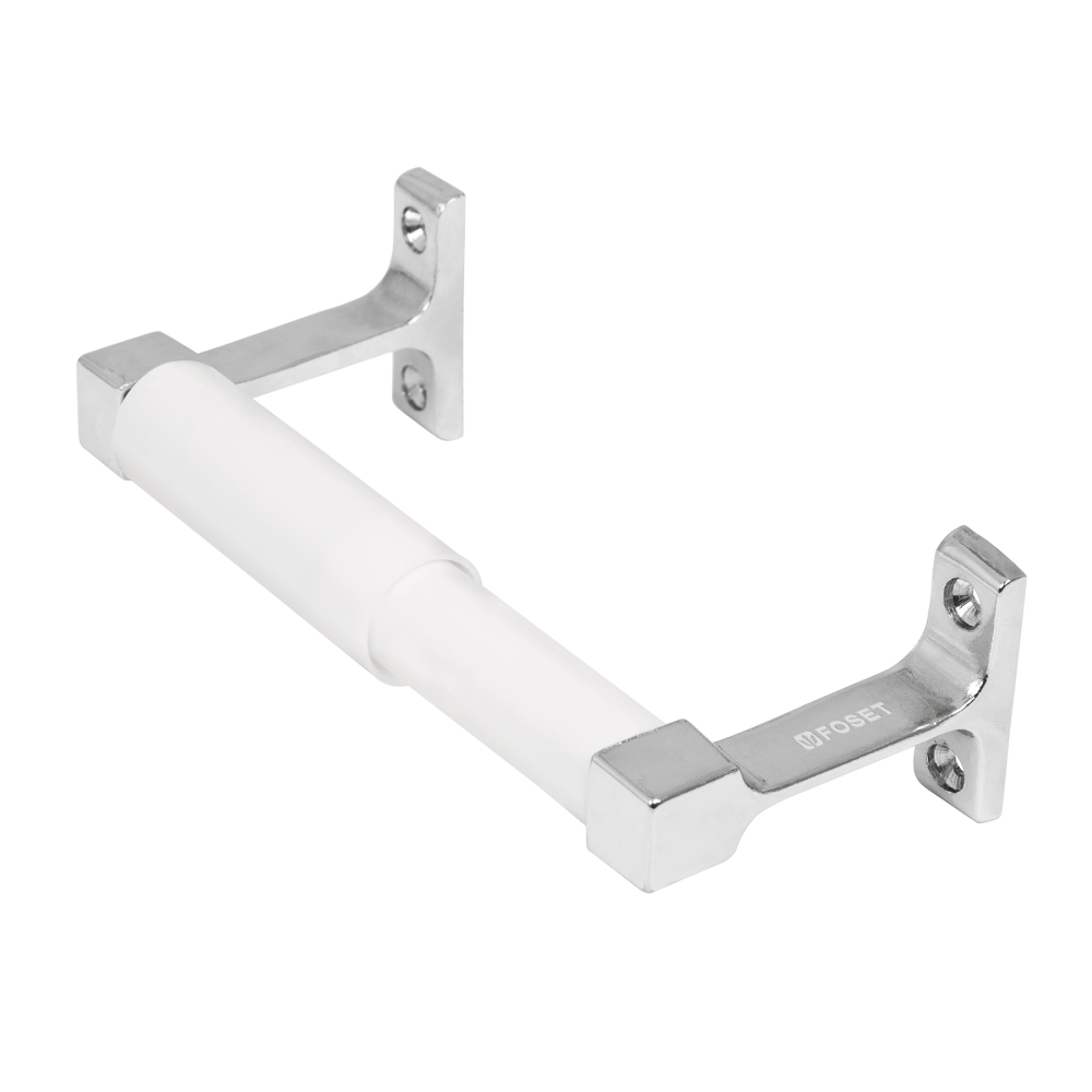 Portarrollo sin cubierta, metálico, cromo, BASIC A-917