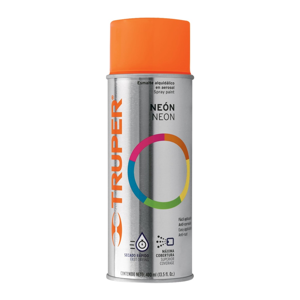 Pintura en aerosol, naranja neón, bote tradicional, 400 ml PAF-NA-2