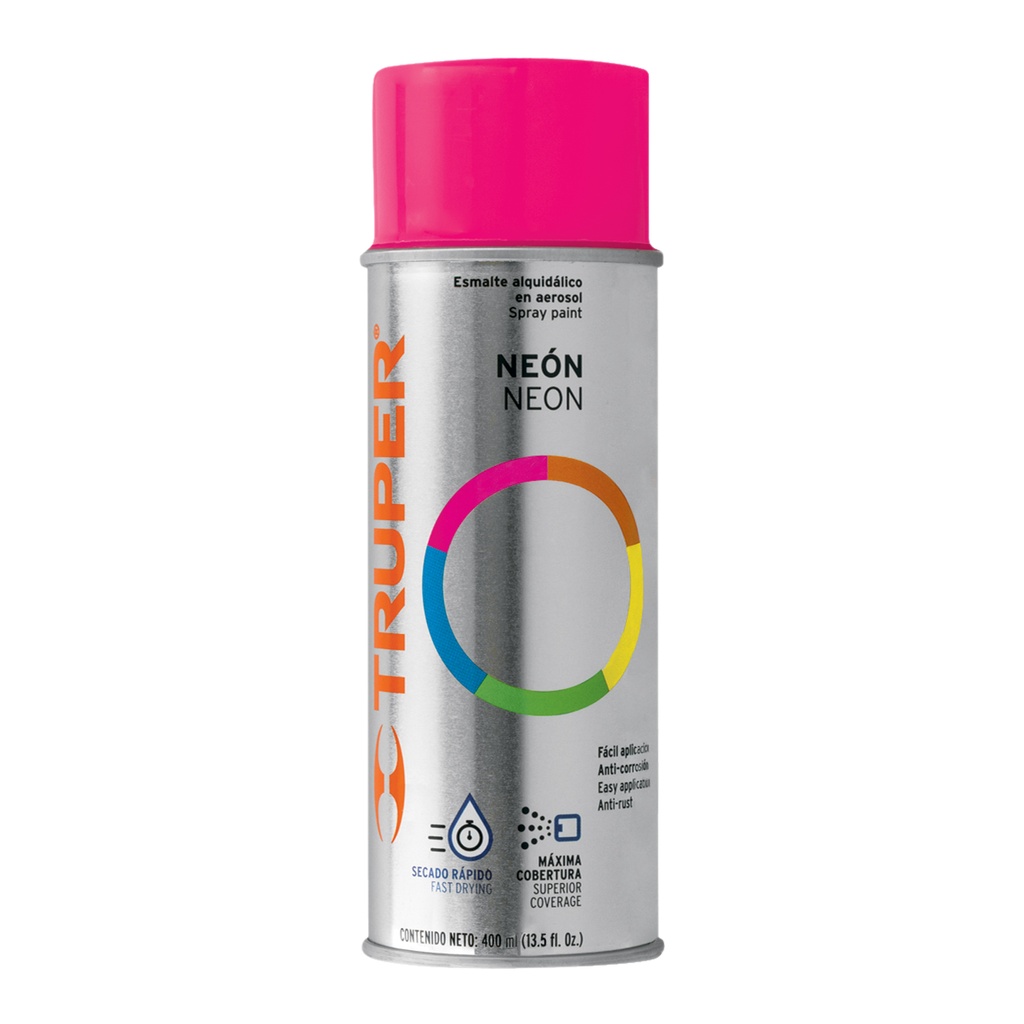 Pintura en aerosol, rosa neón, bote tradicional, 400 ml PAF-RS-2