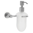 Dispensador de jabón a pared en acabado cromo, FOSET ELEMENT ELA-75