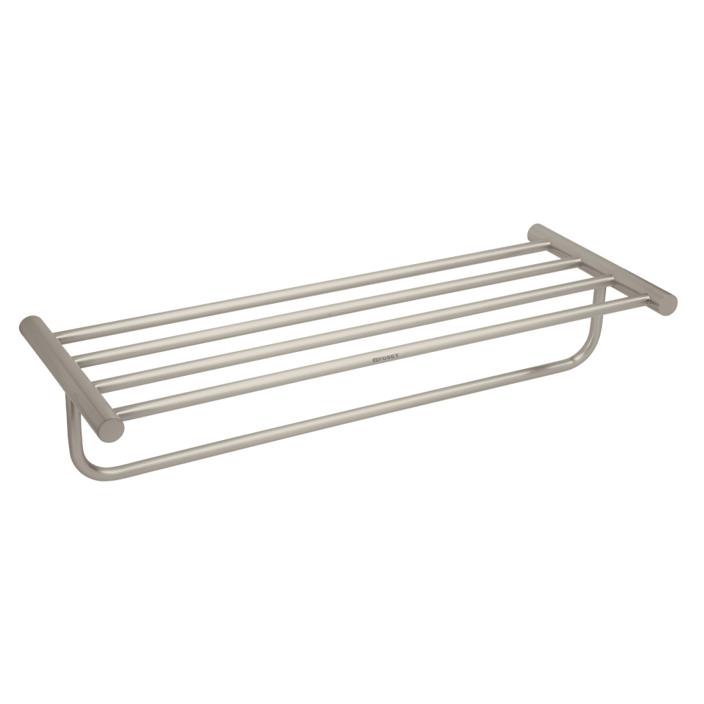 Repisa de latón portatoalla en acabado satín, FOSET ELEMENT ELA-78N