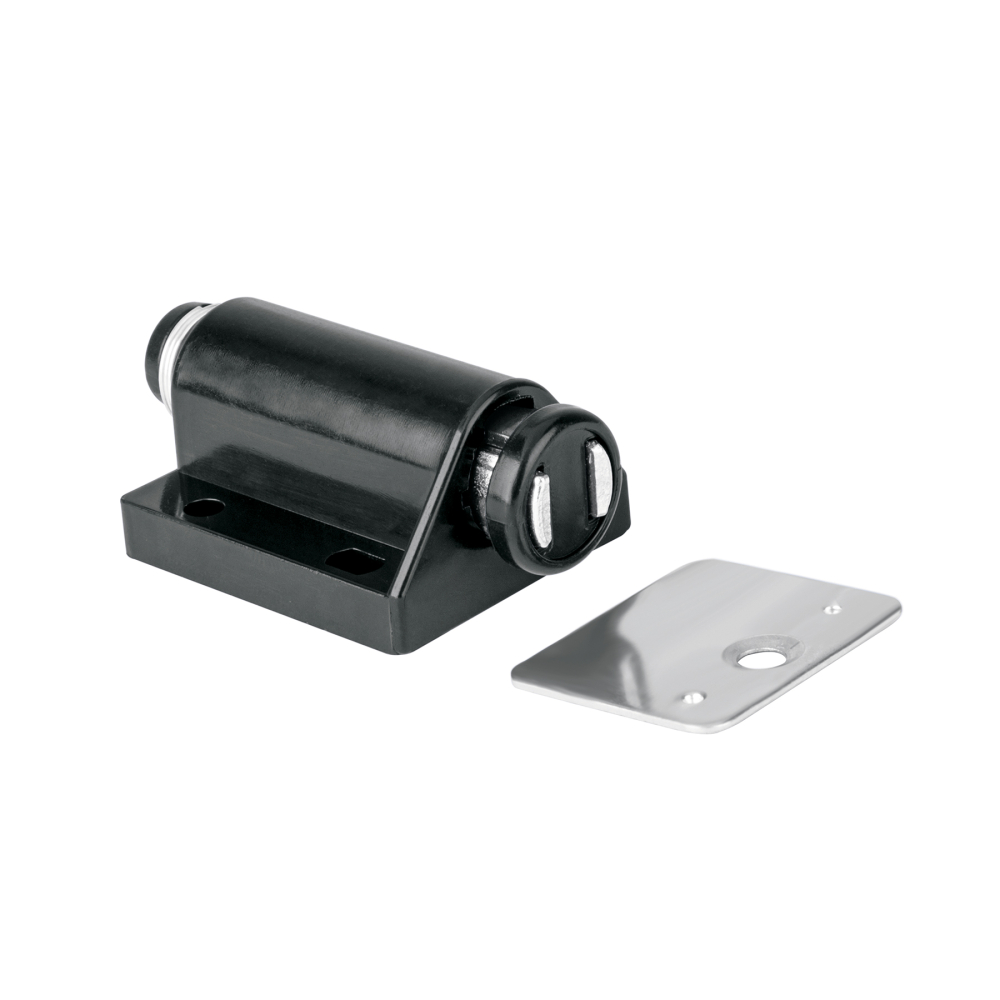 Pistón Magnético para puerta / cajón, negro. HERMEX PIMA-6