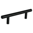 Jaladera de acero, 96mm, línea Cilindro, negro, HERMEX JAL-0361