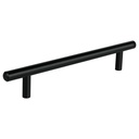 Jaladera de acero, 160mm, línea Cilindro, negro, HERMEX JAL-0363