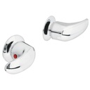 Juego de manerales de palanca para regadera, cromo, AQUA AQMR-62