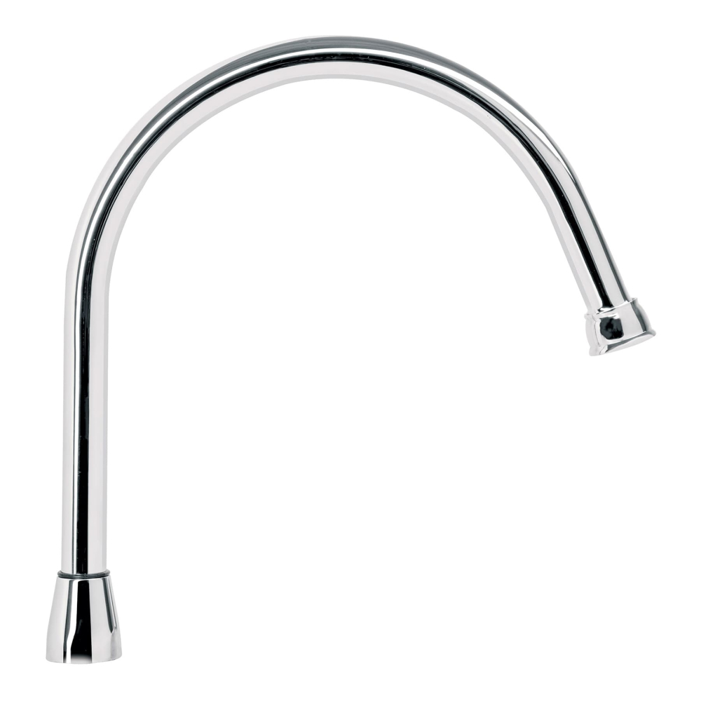 Cuello largo para mezcladora de fregadero, cromo, AQUA AQCR-80