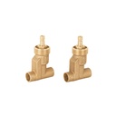 Juego llaves empotrar soldables, compresión, s/maneral BASIC E-652SB