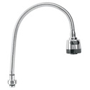 Cuello flexible para mezcladora de fregadero, cromo, AQUA AQCR-81